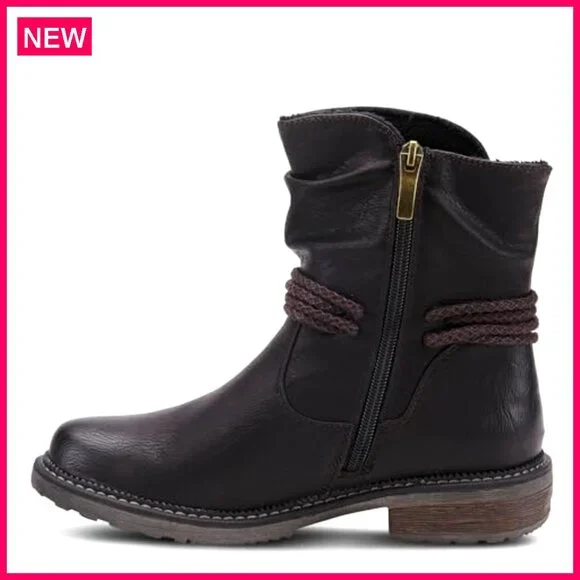 Waterproof Mid-Calf Snow Boots with Memory Foam & Faux Fur Lining